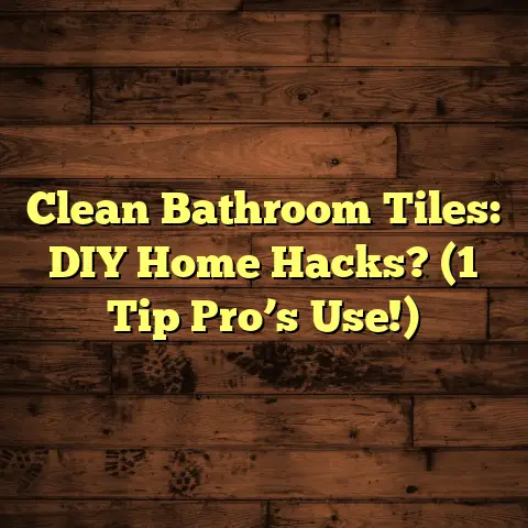 Clean Bathroom Tiles: DIY Home Hacks? (1 Tip Pro’s Use!)