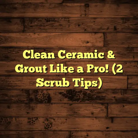 Clean Ceramic & Grout Like a Pro! (2 Scrub Tips)