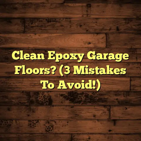 Clean Epoxy Garage Floors? (3 Mistakes To Avoid!)