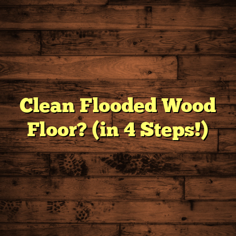 Clean Flooded Wood Floor? (in 4 Steps!)