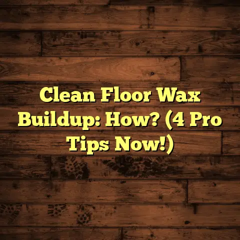 Clean Floor Wax Buildup: How? (4 Pro Tips Now!)