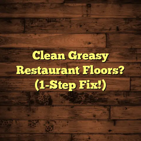 Clean Greasy Restaurant Floors? (1-Step Fix!)