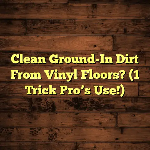 Clean Ground-In Dirt From Vinyl Floors? (1 Trick Pro’s Use!)