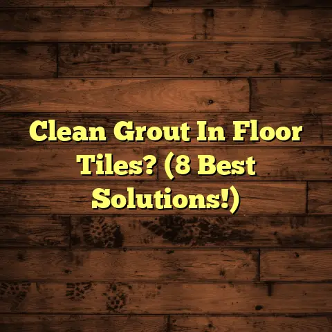 Clean Grout In Floor Tiles? (8 Best Solutions!)