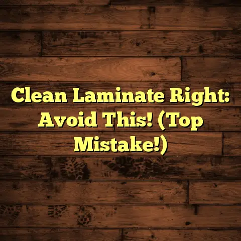 Clean Laminate Right: Avoid This! (Top Mistake!)