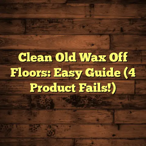 Clean Old Wax Off Floors: Easy Guide (4 Product Fails!)