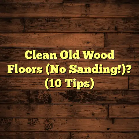 Clean Old Wood Floors (No Sanding!)? (10 Tips)