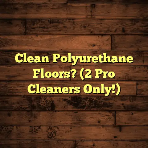 Clean Polyurethane Floors? (2 Pro Cleaners Only!)