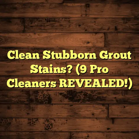 Clean Stubborn Grout Stains? (9 Pro Cleaners REVEALED!)