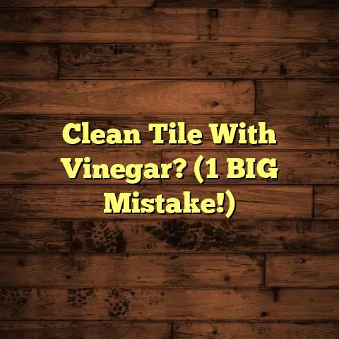Clean Tile With Vinegar? (1 BIG Mistake!)