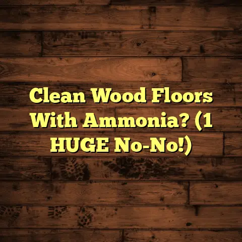 Clean Wood Floors With Ammonia? (1 HUGE No-No!)