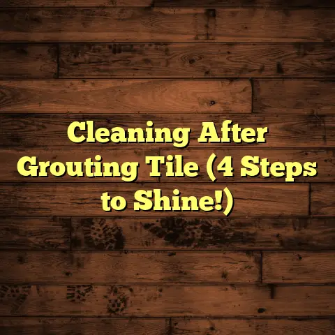 Cleaning After Grouting Tile (4 Steps to Shine!)