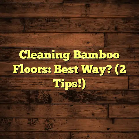 Cleaning Bamboo Floors: Best Way? (2 Tips!)