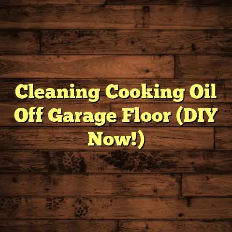 Cleaning Cooking Oil Off Garage Floor (DIY Now!)