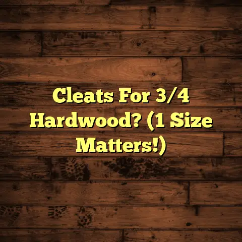 Cleats For 3/4 Hardwood? (1 Size Matters!)