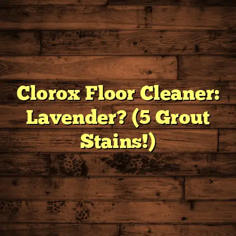 Clorox Floor Cleaner: Lavender? (5 Grout Stains!)