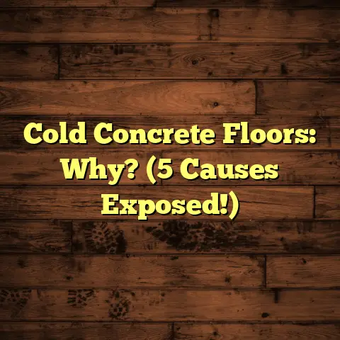 Cold Concrete Floors: Why? (5 Causes Exposed!)