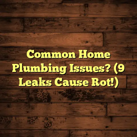 Common Home Plumbing Issues? (9 Leaks Cause Rot!)