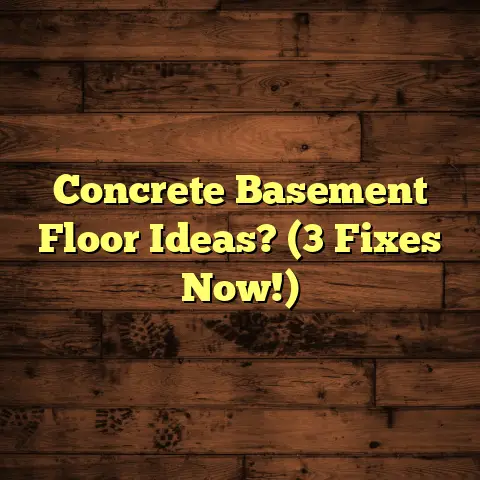 Concrete Basement Floor Ideas? (3 Fixes Now!)