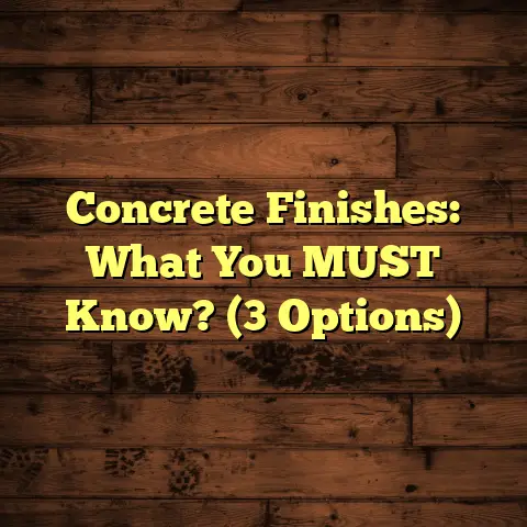 Concrete Finishes: What You MUST Know? (3 Options)