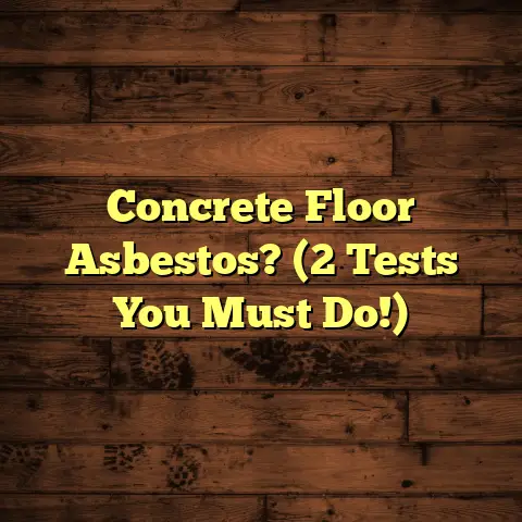 Concrete Floor Asbestos? (2 Tests You Must Do!)