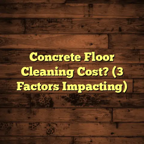 Concrete Floor Cleaning Cost? (3 Factors Impacting)