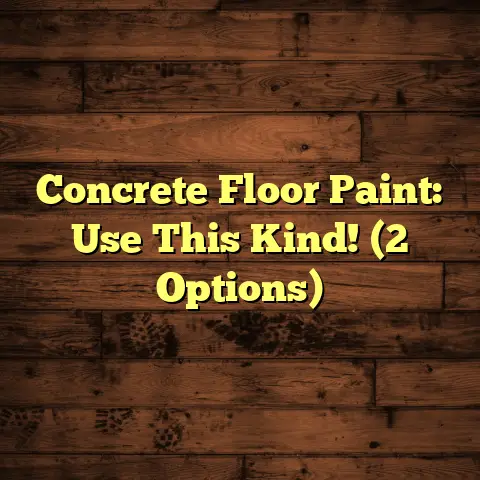 Concrete Floor Paint: Use This Kind! (2 Options)