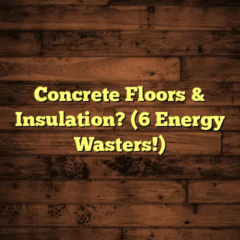 Concrete Floors & Insulation? (6 Energy Wasters!)