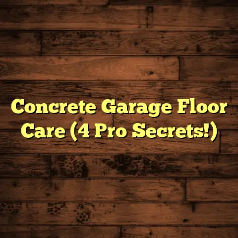 Concrete Garage Floor Care (4 Pro Secrets!)