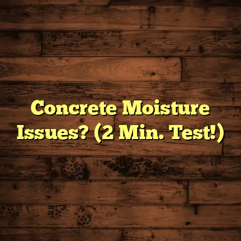 Concrete Moisture Issues? (2 Min. Test!)