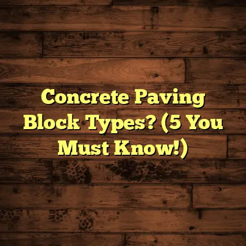 Concrete Paving Block Types? (5 You Must Know!)