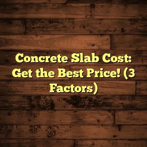 Concrete Slab Cost: Get the Best Price! (3 Factors)