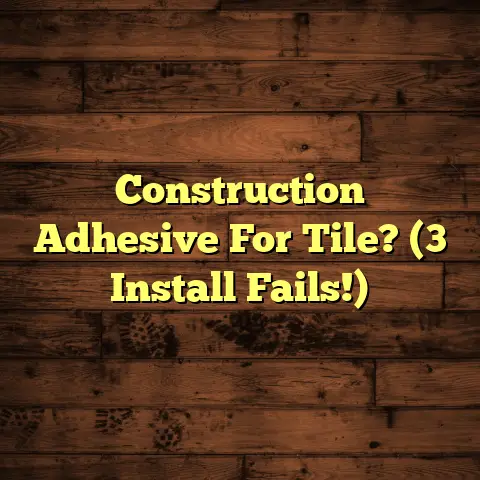 Construction Adhesive For Tile? (3 Install Fails!)