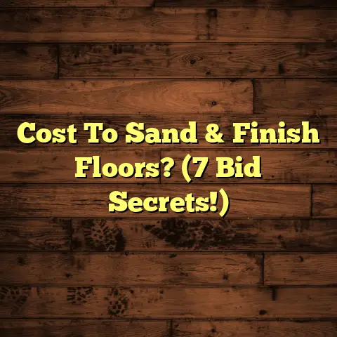 Cost To Sand & Finish Floors? (7 Bid Secrets!)