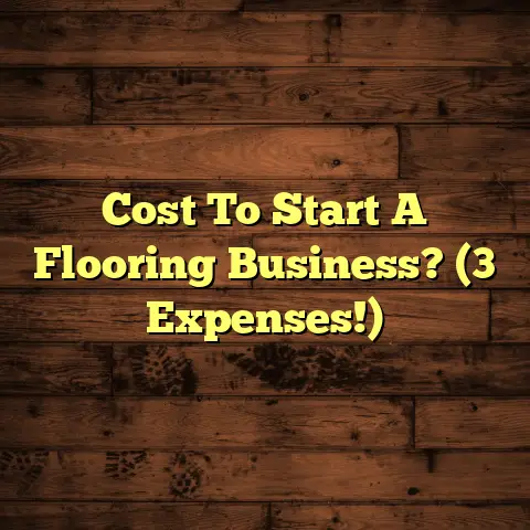 Cost To Start A Flooring Business? (3 Expenses!)