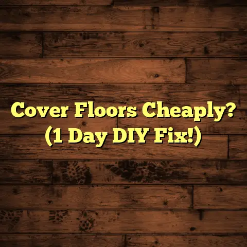Cover Floors Cheaply? (1 Day DIY Fix!)