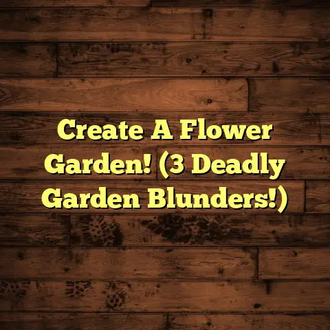 Create A Flower Garden! (3 Deadly Garden Blunders!)