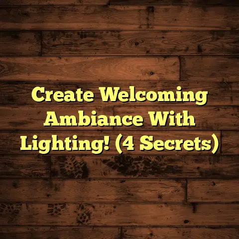 Create Welcoming Ambiance With Lighting! (4 Secrets)