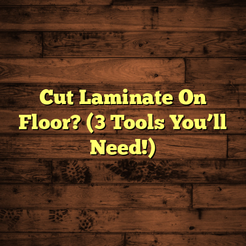 Cut Laminate On Floor? (3 Tools You’ll Need!)