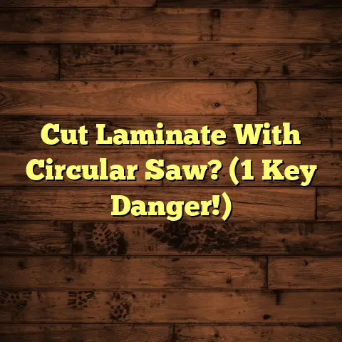 Cut Laminate With Circular Saw? (1 Key Danger!)