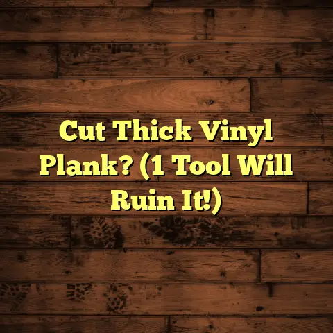 Cut Thick Vinyl Plank? (1 Tool Will Ruin It!)