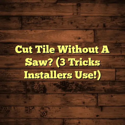 Cut Tile Without A Saw? (3 Tricks Installers Use!)