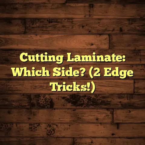 Cutting Laminate: Which Side? (2 Edge Tricks!)