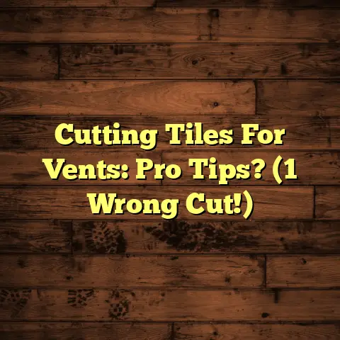 Cutting Tiles For Vents: Pro Tips? (1 Wrong Cut!)