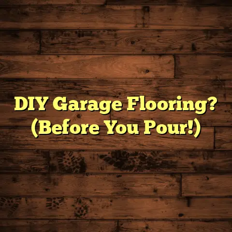 DIY Garage Flooring? (Before You Pour!)