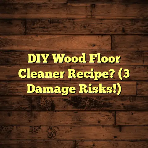 DIY Wood Floor Cleaner Recipe? (3 Damage Risks!)