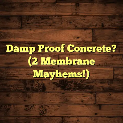 Damp Proof Concrete? (2 Membrane Mayhems!)