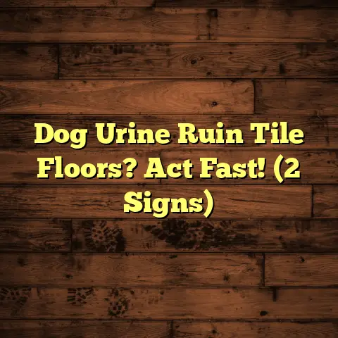 Dog Urine Ruin Tile Floors? Act Fast! (2 Signs)