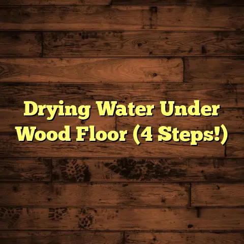 Drying Water Under Wood Floor (4 Steps!)