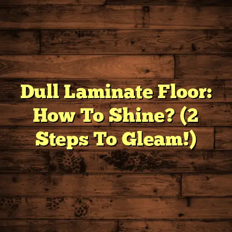 Dull Laminate Floor: How To Shine? (2 Steps To Gleam!)